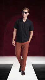 HEMD RELAXED FIT „HONULULU“ AUS BESTICKTEM BAUMWOLLPOPELINE