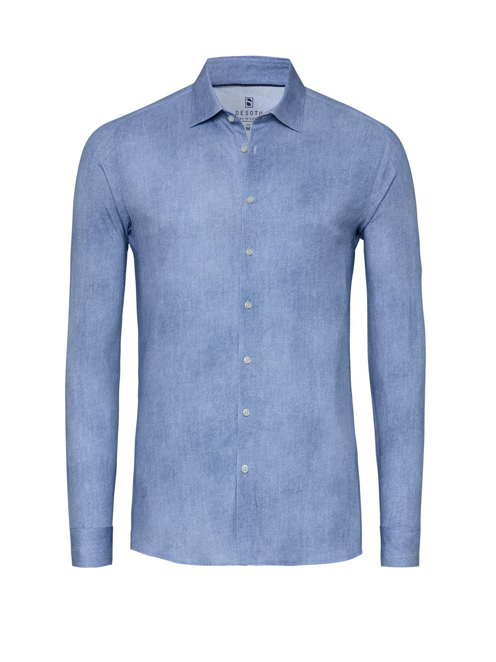 Hemd 1/1 Casuel Kent denim struckture