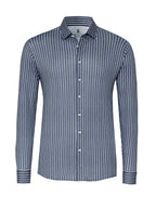 Style »Casual Kent« navy block stripes