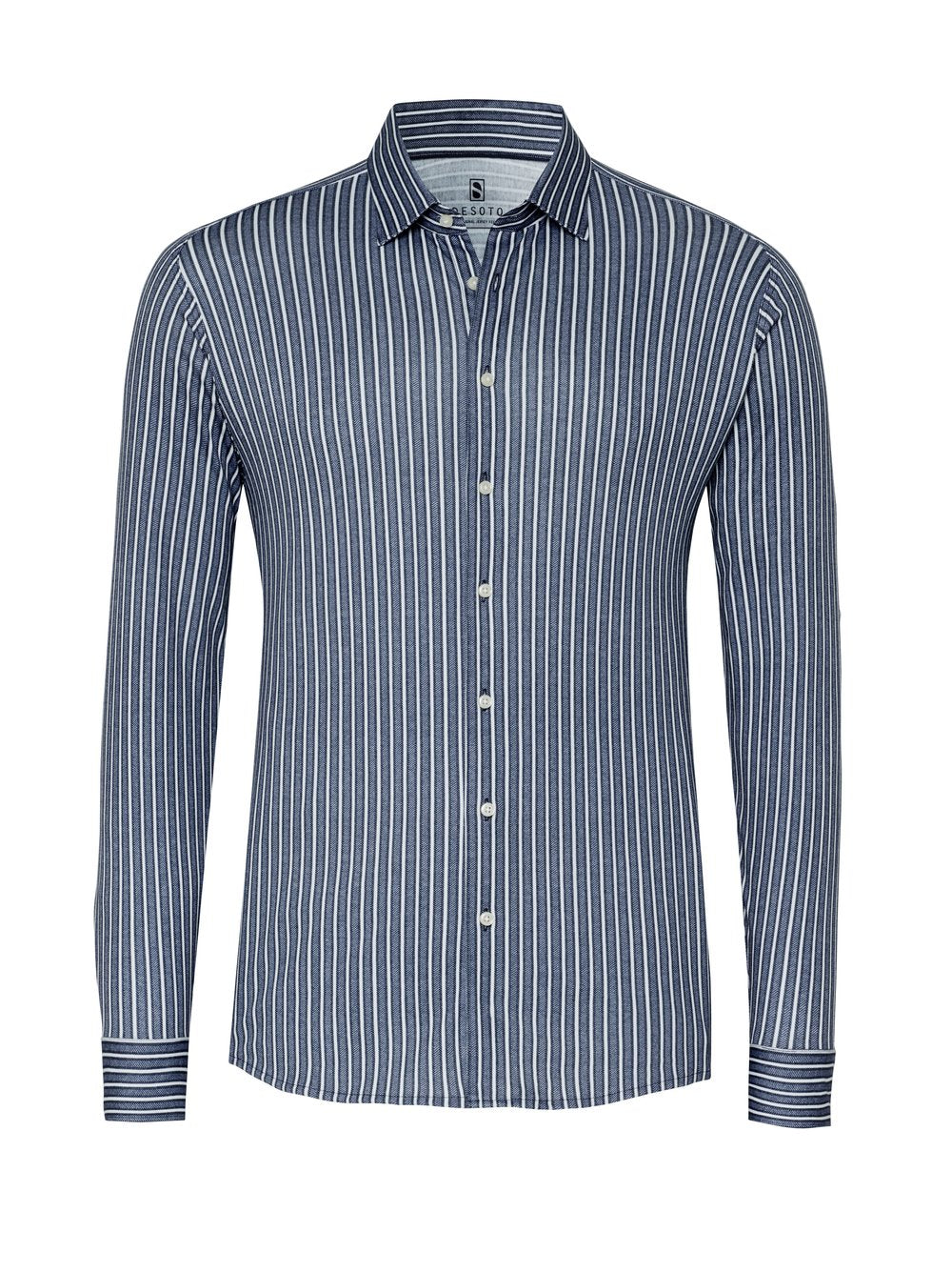 Style »Casual Kent« navy block stripes
