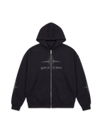 Reißverschluss Hoodie Strass