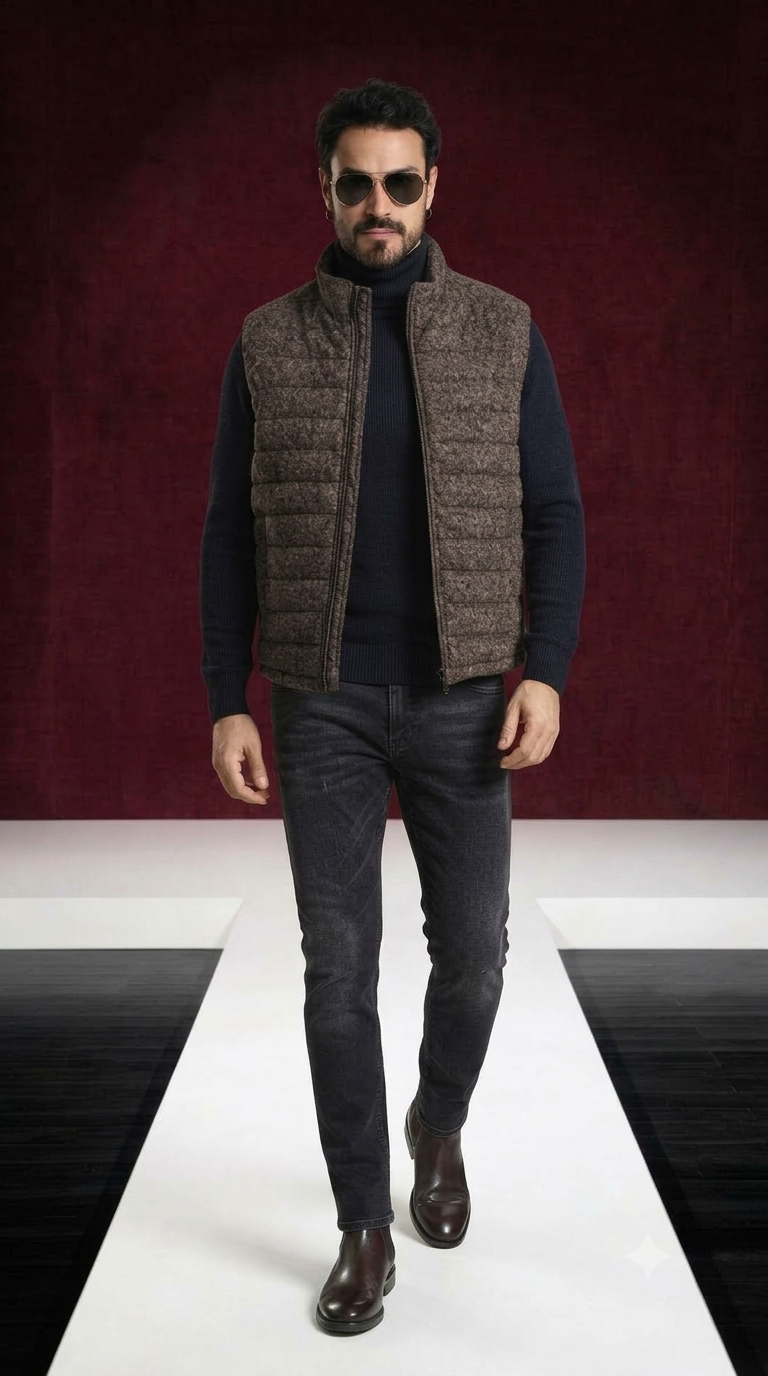 Weste-Jacke Giubbino Moro