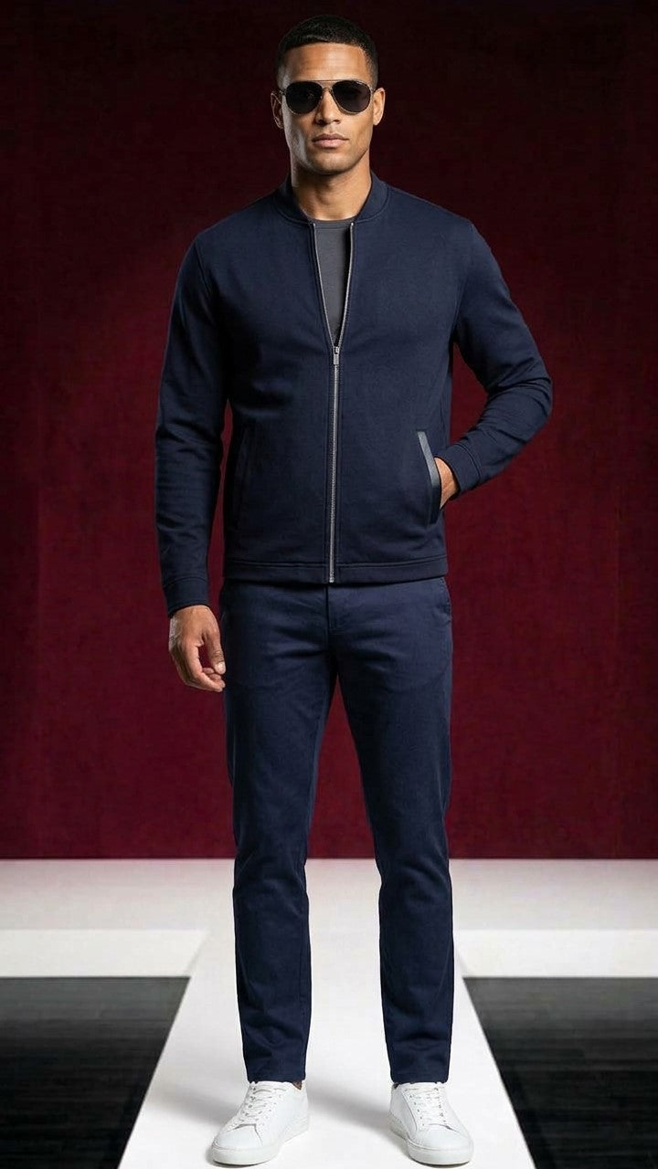 Casual College Jacket« solid