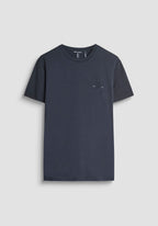T-Shirt Super Slim Fit aus elastischer Baumwolle mit Logo auf der Herzseite