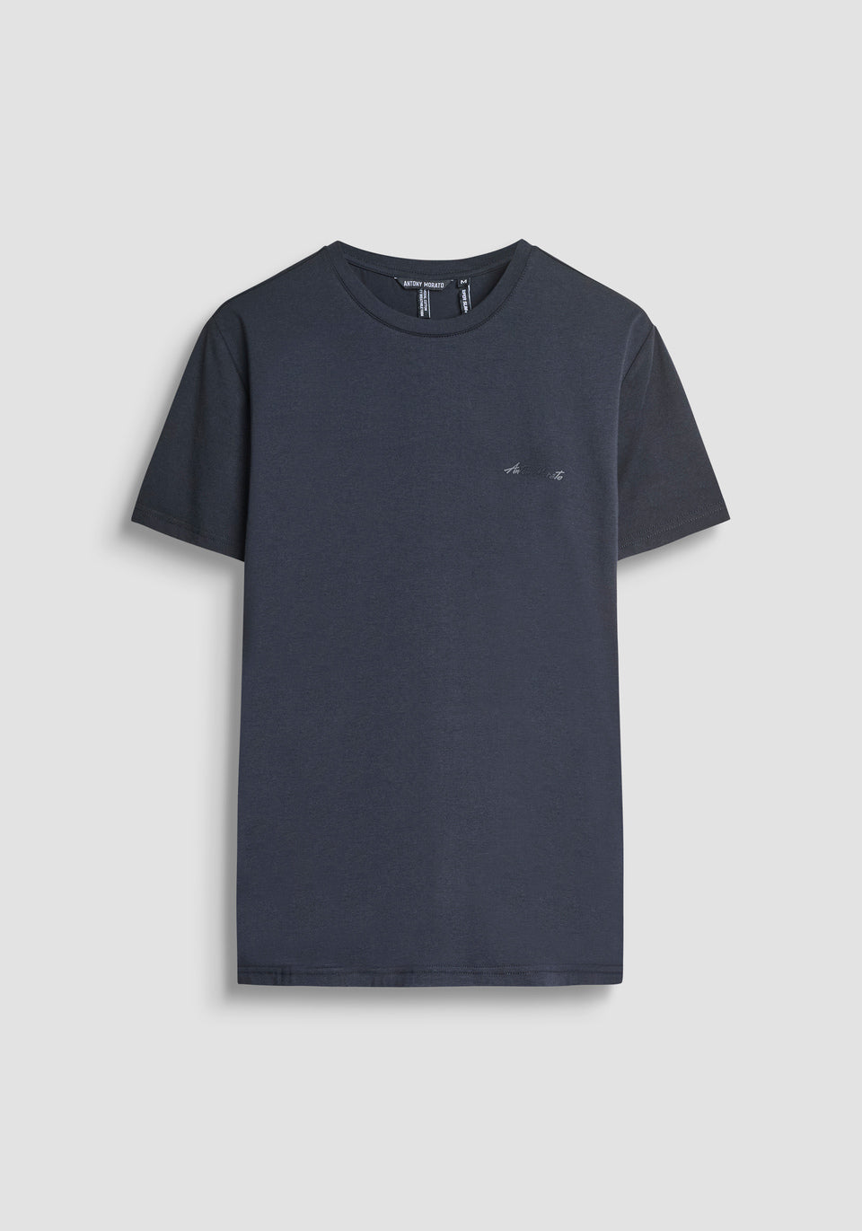 T-Shirt Super Slim Fit aus elastischer Baumwolle mit Logo auf der Herzseite