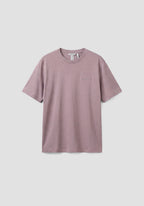 T-Shirt Regular Fit aus Baumwoll-Viskose-Mischgewebe mit gummiertem Logo