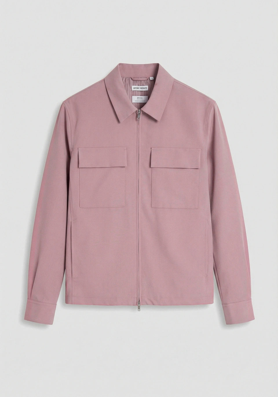 Hemd Regular Fit „Dublin“ aus elastischem Baumwoll-Twill mit Tasche