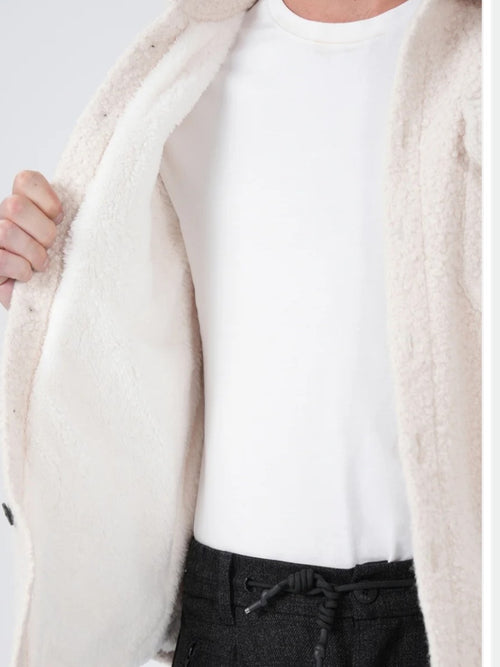 Jacke Teddy beige creme