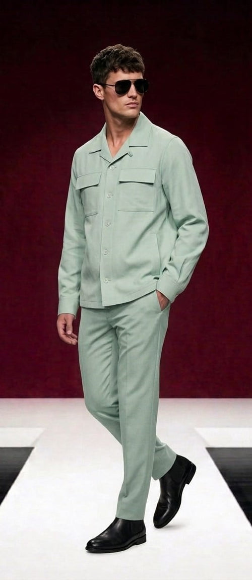 2 piece Aquanarine