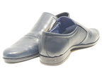 Ellason slipper leder schuhe Elia Blau