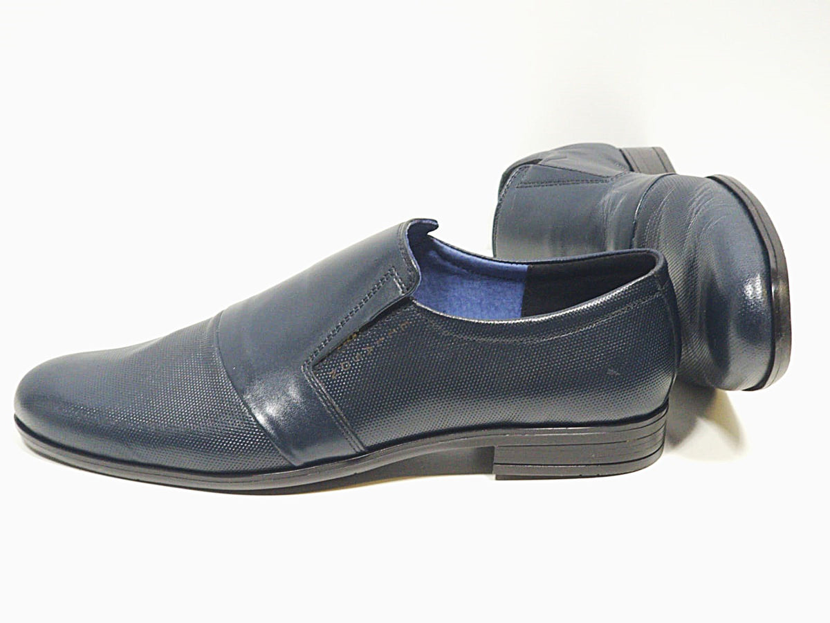 Ellason slipper leder schuhe Elia Blau