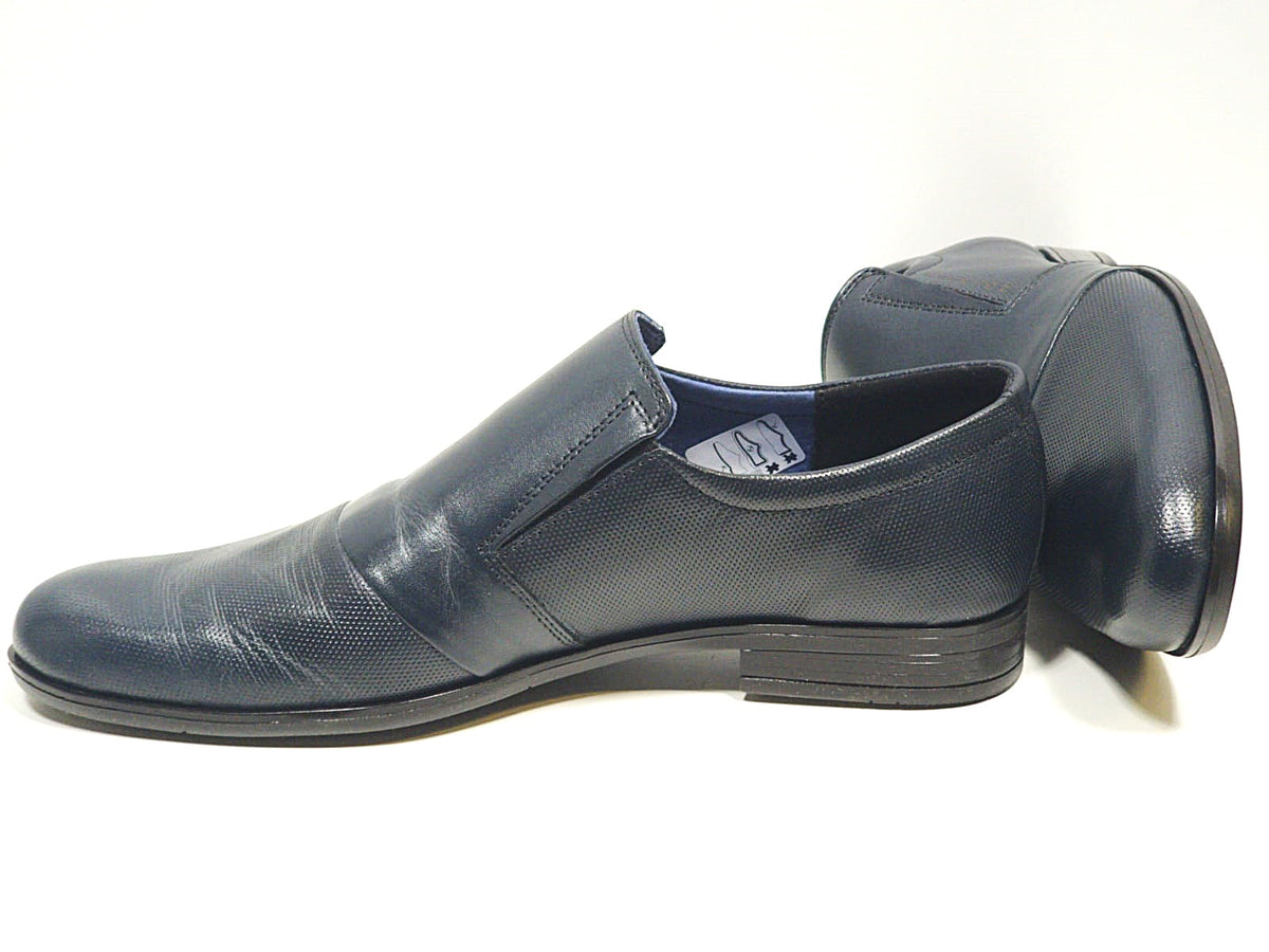 Ellason slipper leder schuhe Elia Blau