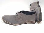 Ellason slipper velour leder schuhe salvo grau