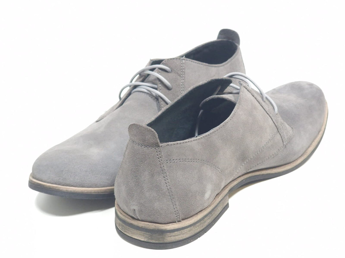 Ellason slipper velour leder schuhe salvo grau
