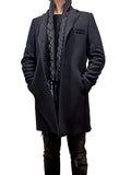 Mantel wolle coletto schwarz