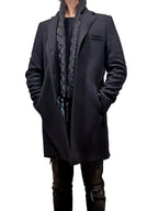 Mantel wolle coletto schwarz