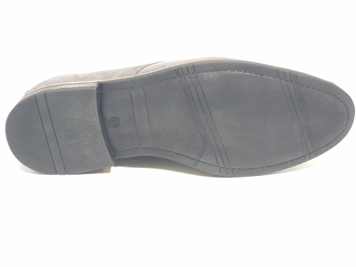 ellason slipper velour leder schuhe leano taupe