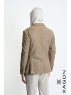 Jacket Ellegant cappuccio beige