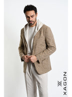 Jacket Ellegant cappuccio beige