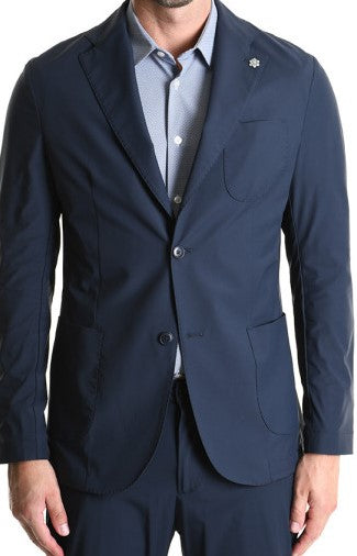 Anzug 2Teiler  flower-style dunkelblau