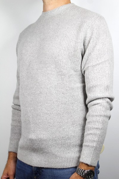 Strick Pullover mohair grey