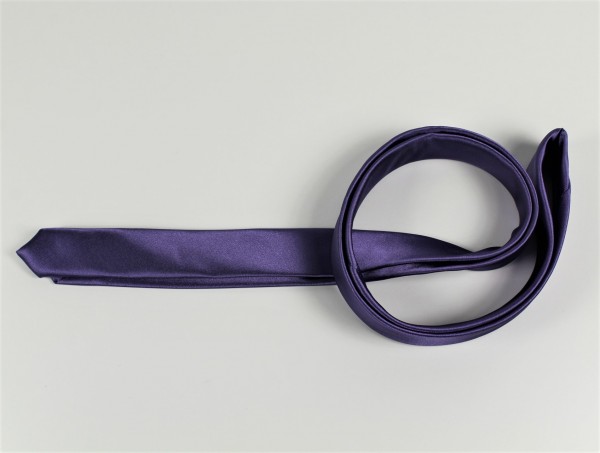Krawatte 3 cm lila