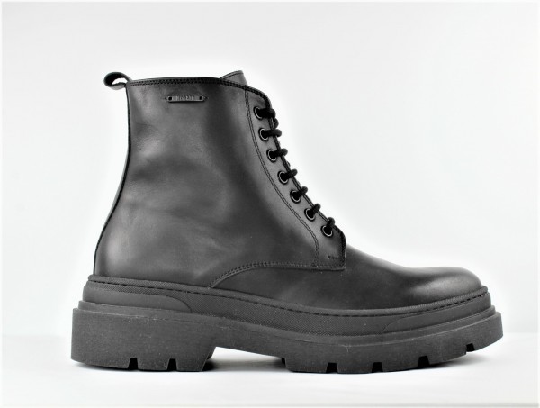 Schuhe Boots harness black