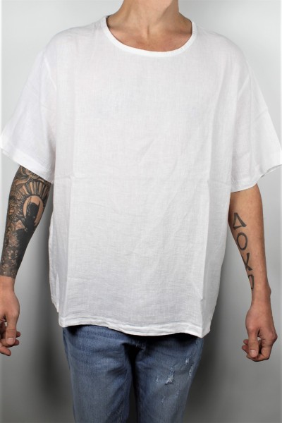 Shirt T-Shirt oversize weiß