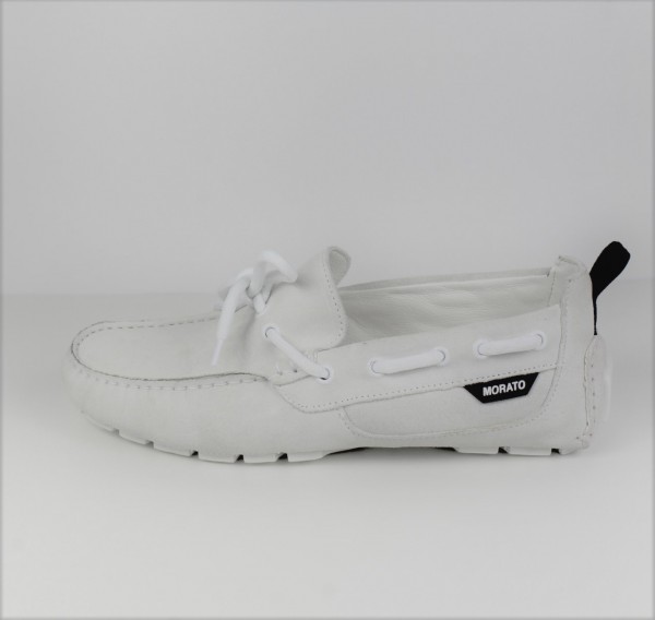 Schuhe Leder mokassins white